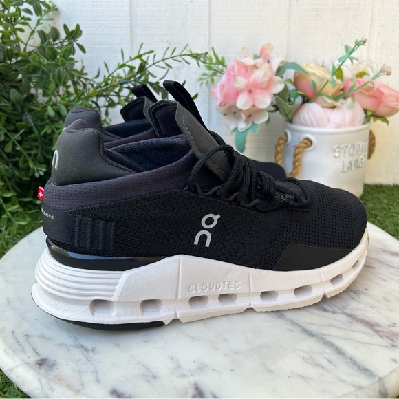 ON CLOUD CLOUDNOVA Swiss engineering Running   Phantom black women 5 NEW - Picture 7 of 16